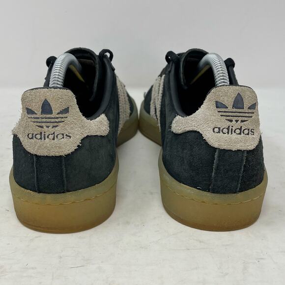 Adidas Campus Low Black Suede Gum Sole Womens Size 6 - Picture 5 of 9